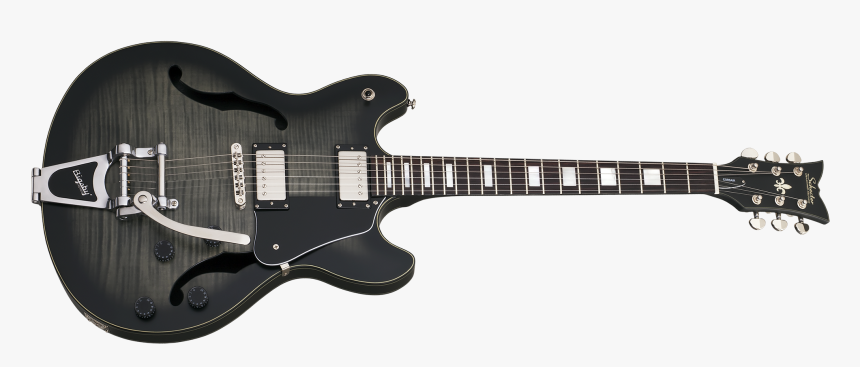 Epiphone Les Paul Es Pro Trans Black, HD Png Download