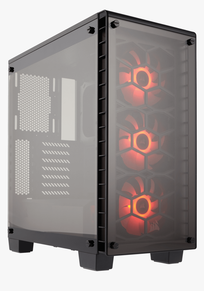 Corsair Crystal Series 460x Compact Atx Mid Tower - Corsair Crystal Series 460x, HD Png Download