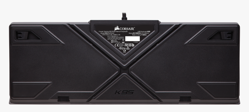 Corsair K95 Rgb Platinum Mechanical Gaming Keyboard, - K95 Platinum Cable Routing, HD Png Download