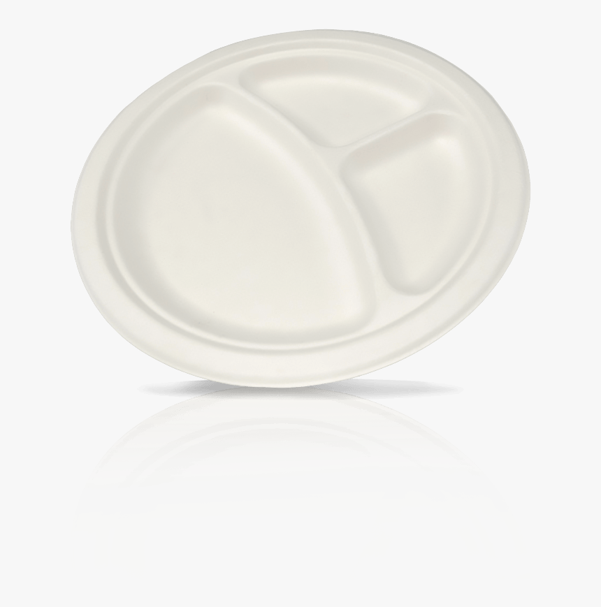 Biodegradable Divided Plate - Plate, HD Png Download
