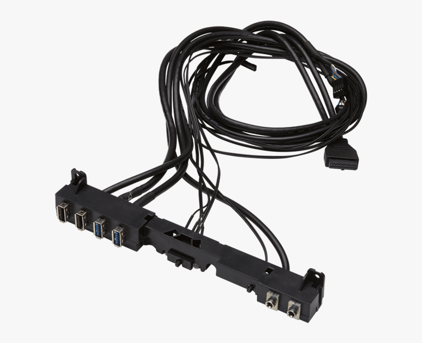 Replacement I/o Panel For Corsair Obsidian 750d - Corsair Obsidian 750d Panel, HD Png Download