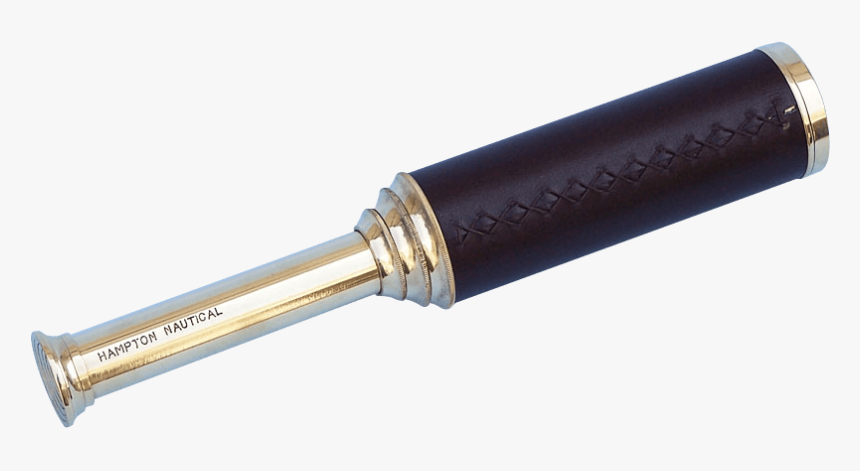 Captains Brass And Leather Spyglass - Blade, HD Png Download