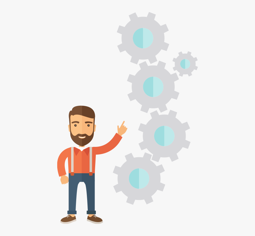 Transparent Process Clipart - Male Teacher Clipart Transparent, HD Png Download