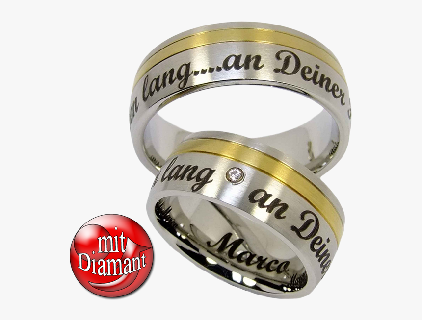 2 Exquisite Wedding Rings Friendship Rings Couple Rings - Pre-engagement Ring, HD Png Download