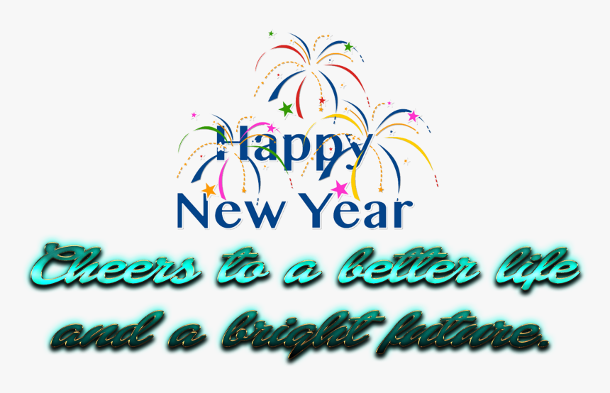 New Year Wishes Png Photo Background - Graphic Design, Transparent Png