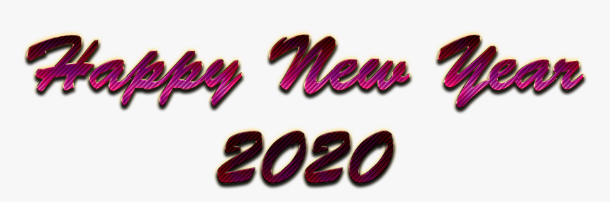 Happy New Year 2020 Png Image Background - Oval, Transparent Png
