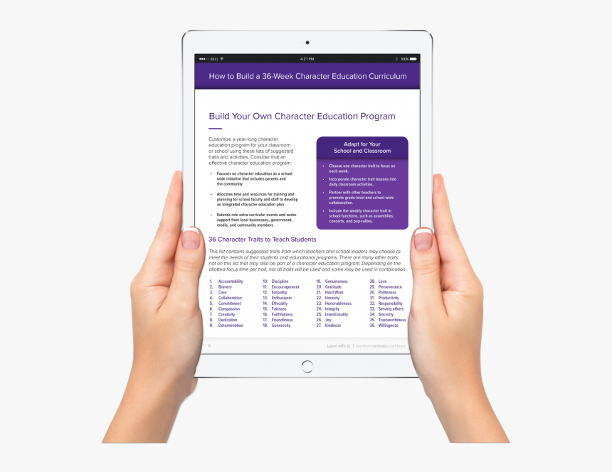 Ipad In Hand Png, Transparent Png