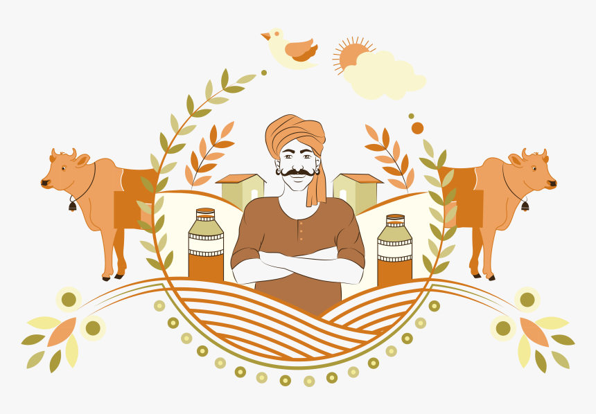 Farmer - Illustration, HD Png Download