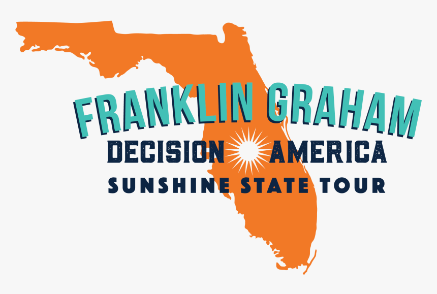 Franklin Graham Decision America Florida Tour - Graphic Design, HD Png Download