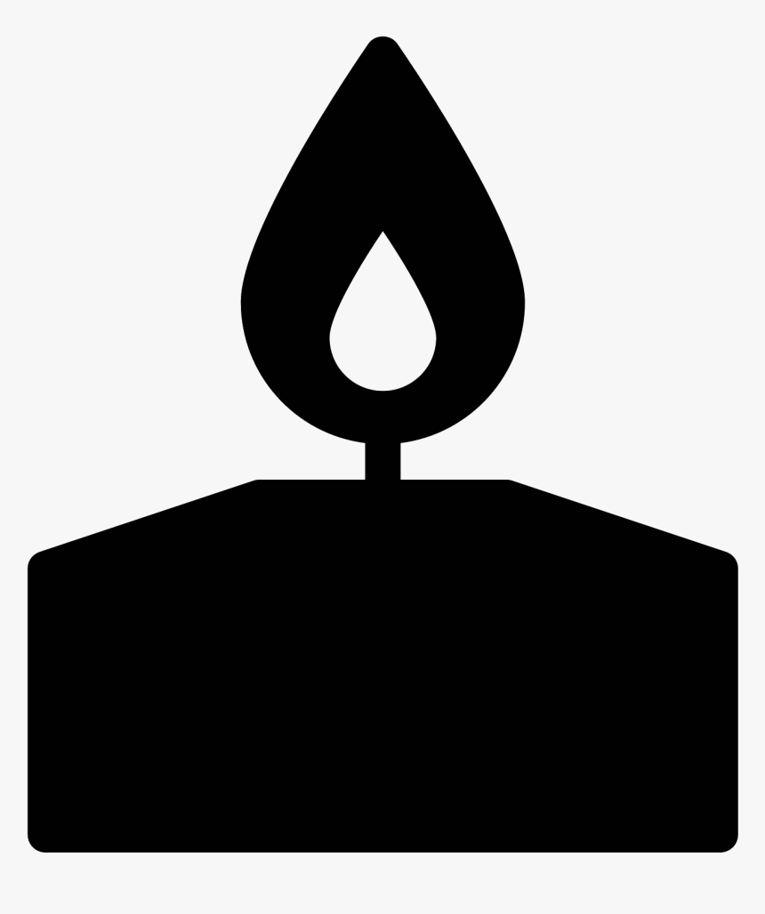 Spa Candle Filled Icon - Sign, HD Png Download