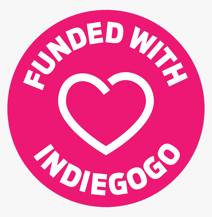 Funded With Indiegogo Badge, HD Png Download