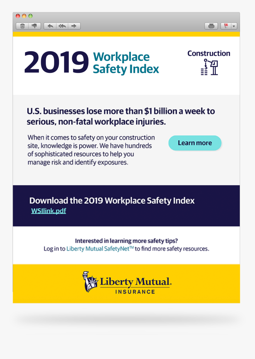 Customer Safety Training Site - Liberty Mutual, HD Png Download