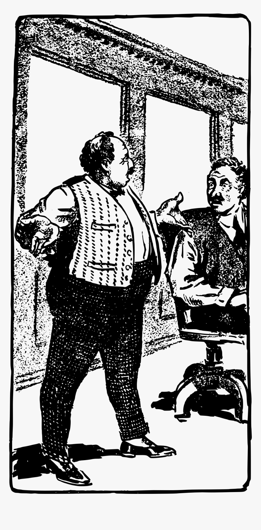 Two Editors Talk Clip Arts - Illustration, HD Png Download