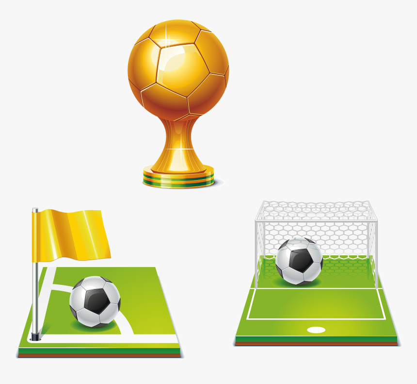 Vector Royalty Free Stock Ball Vector Motion - Soccer Game Vector Icon, HD Png Download