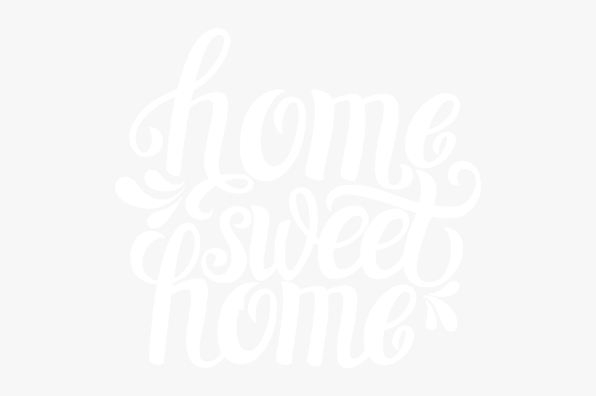 Home Sweet Home Png Black And White - Calligraphy, Transparent Png