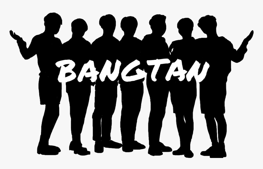 Bangtan Silhoette Bts Siluetas, HD Png Download , Transparent Png