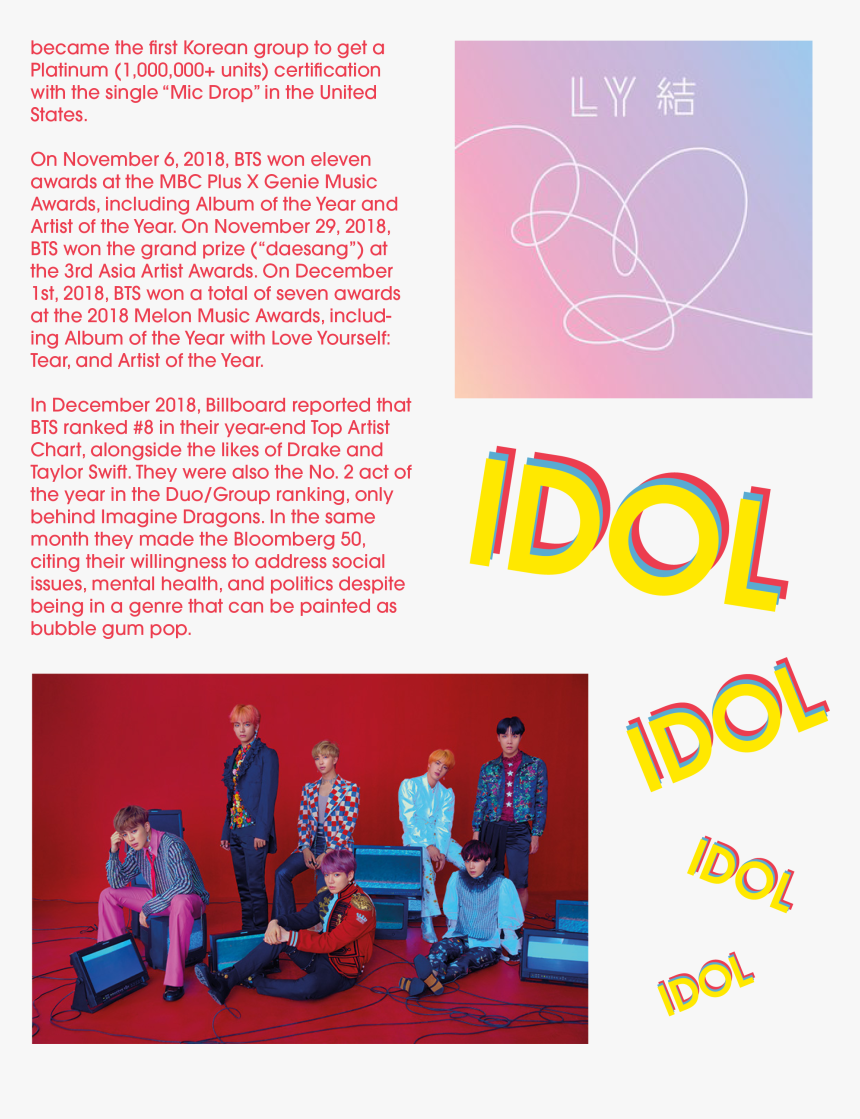 Hinamatsuri - Bts Love Yourself Answer S Version Group, HD Png Download