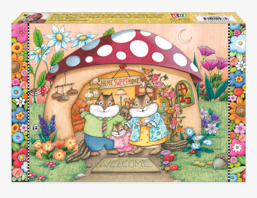 Home Sweet Home Puzzle - Floral Design, HD Png Download