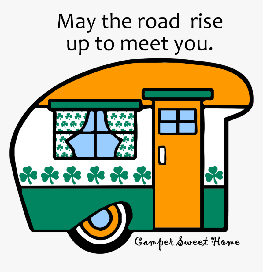 Irish Saying - Camper Sweet Camper Free Clip Art, HD Png Download