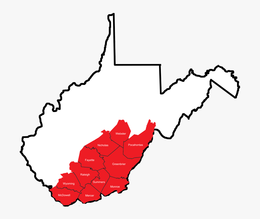 Blank Picture Of The West Region Clipart , Png Download - West Virginia Home Outline, Transparent Png