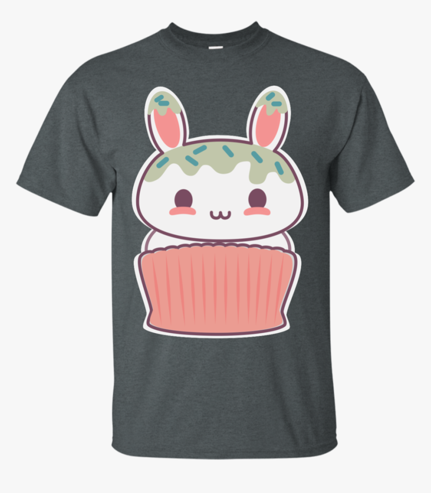 Kawaii Bunny In A Cupcake T Shirt & Hoodie - T-shirt, HD Png Download
