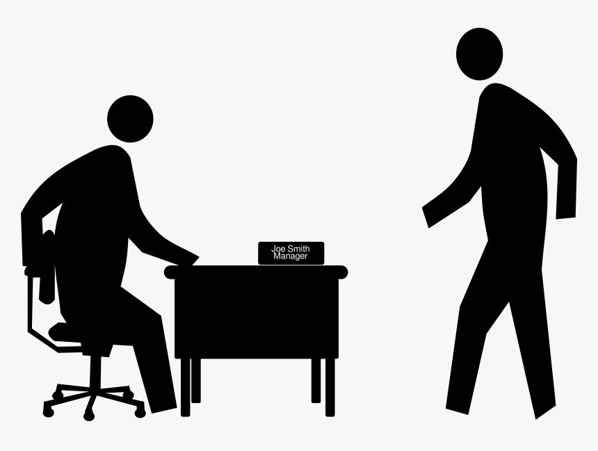 Pedestrian Management - Manager Clipart Black And White, HD Png Download