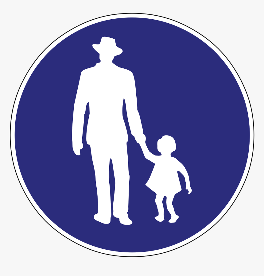 Pedestrian Crossing Sign Signage - Verkehrszeichen Wasserschutzgebiet Mit Geschwindigkeitsbegrenzung, HD Png Download