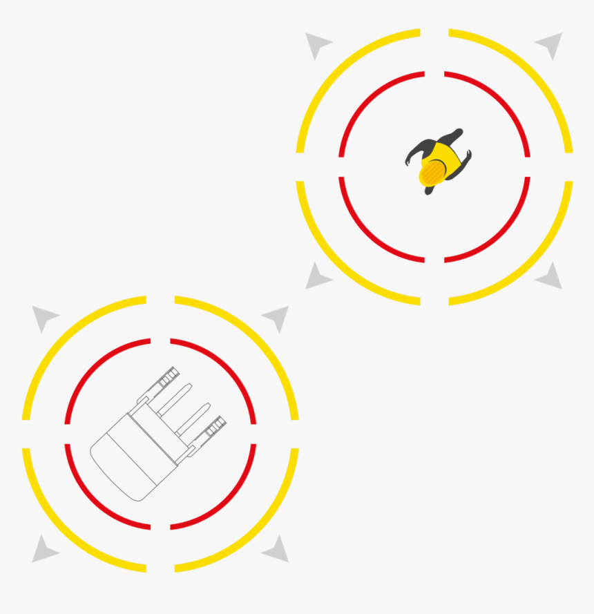 Truck To Person - Circle, HD Png Download