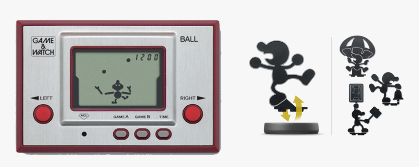 Mr Game And Watch Amiibo, HD Png Download