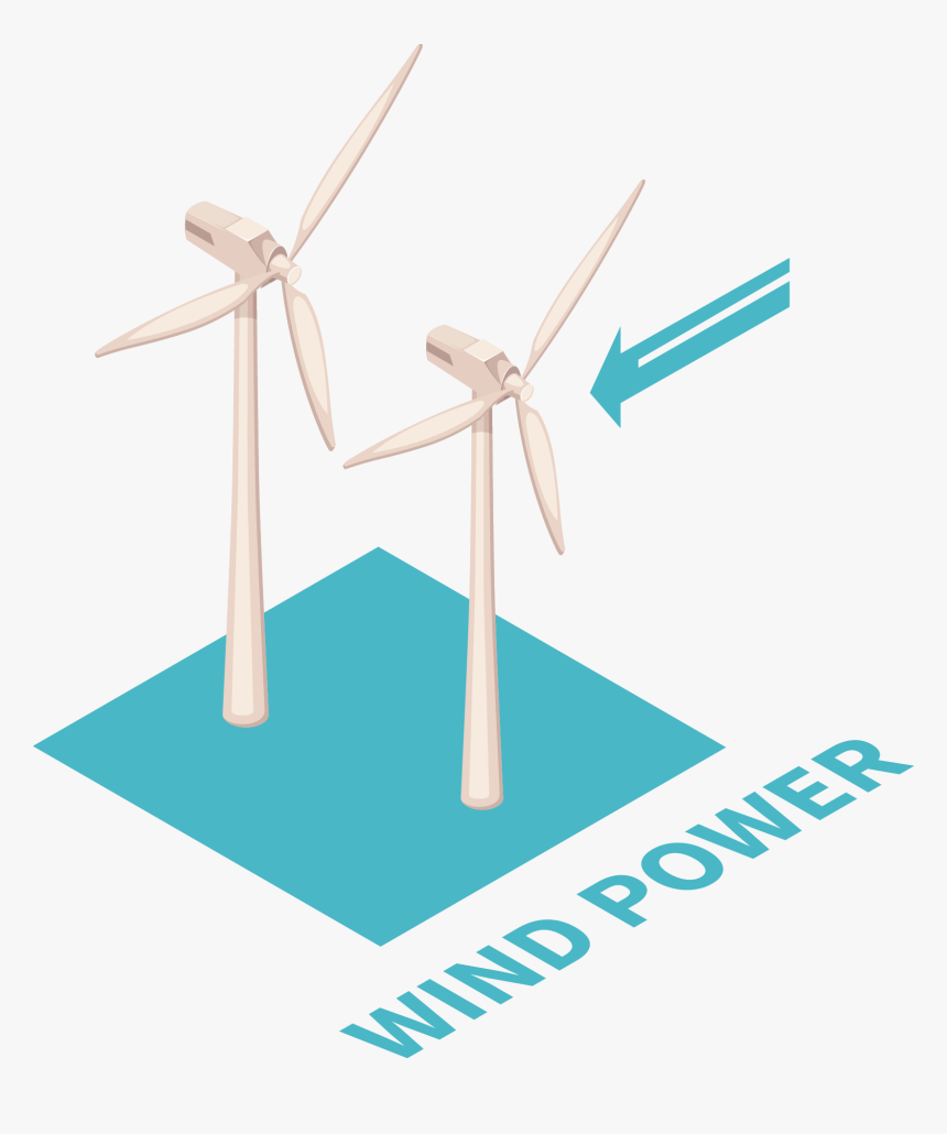 Transparent Wind Turbine Icon Png - Wind Turbine, Png Download