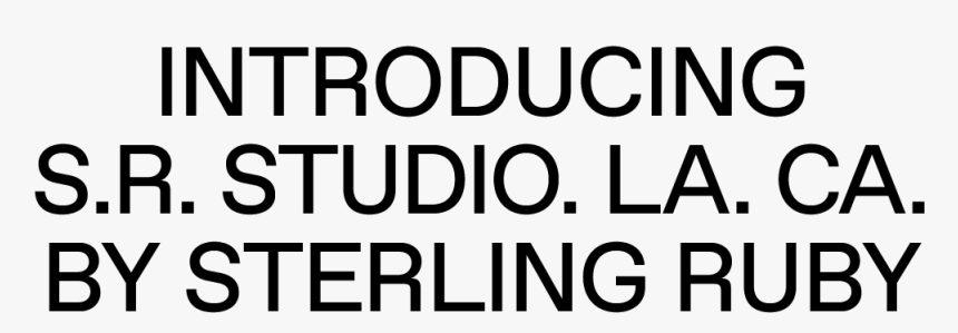 Introducing S - R - Studio - La - Ca - By Sterling - Oval, HD Png Download