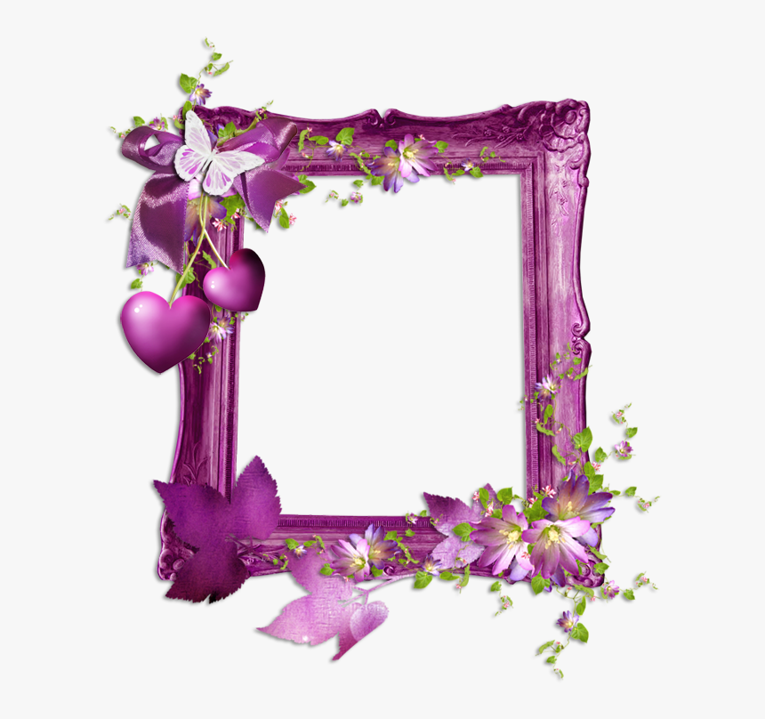 Transparent Molduras Png Download - Moldura De Quadro Png Flor, Png Download