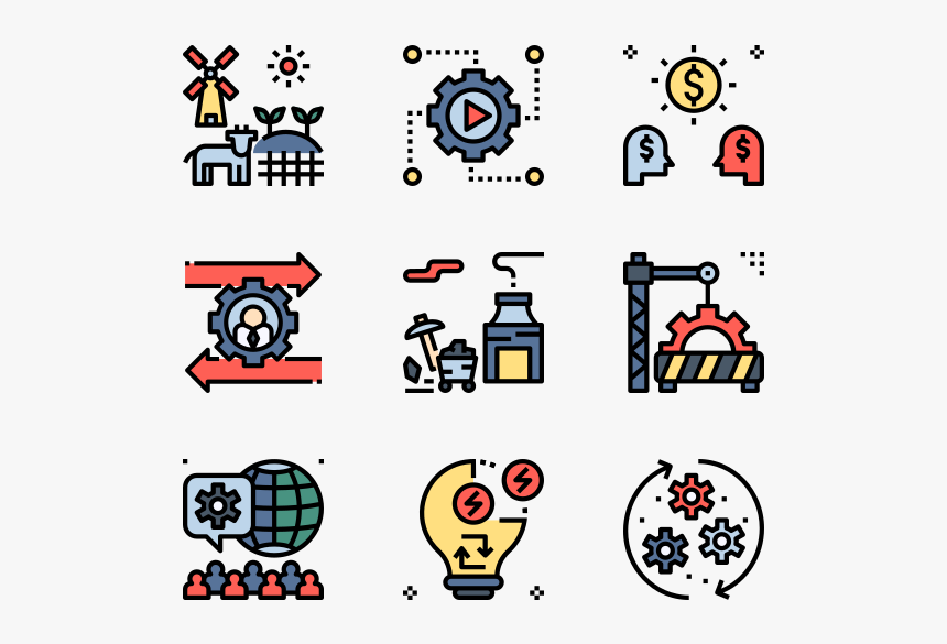Industrial Revolution - Interview Icons, HD Png Download