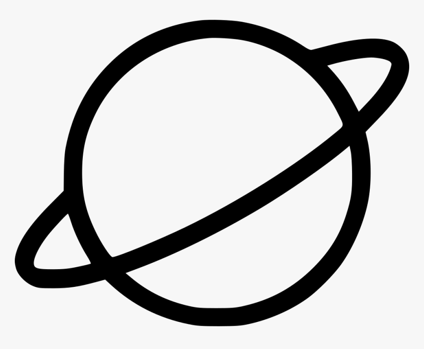 Planet Astronomy Space Celestial Body Sky Revolution - Black And White Planet Space Clipart, HD Png Download