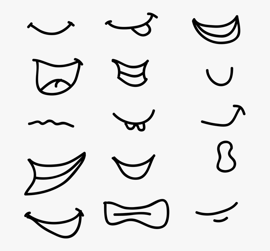 Labios, Sonrisa, Hombres, Mujeres, Niña, Mujer, Cara - Man Mouth Vector Png, Transparent Png