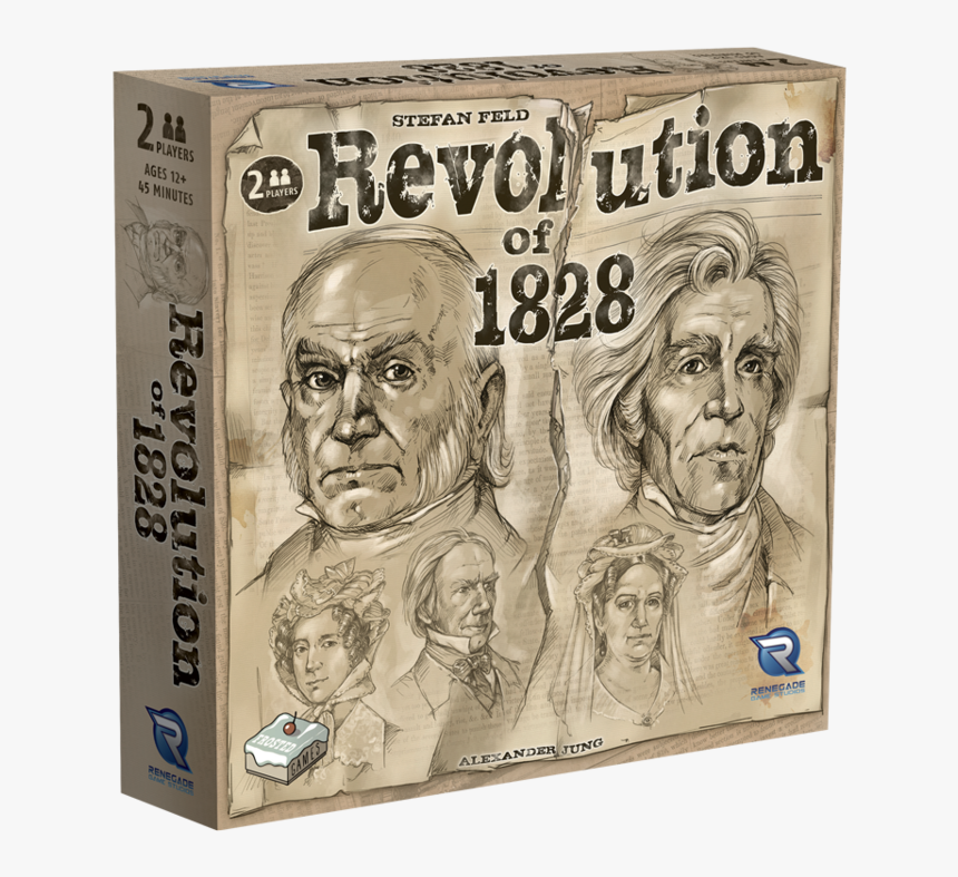 Rev 1828 3d Box Rgb 800px - Revolution Of 1828 Board Game, HD Png Download