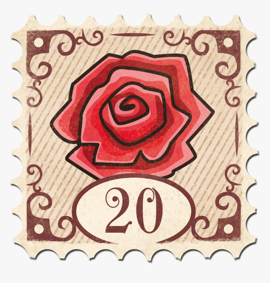 Stamp Beauty Beast Red - Trolls Stamp, HD Png Download