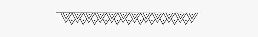 Transparent Zigzag Triangle Dot Border Png - Plot, Png Download