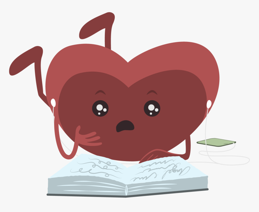 Lee O Escucha Música-corazón Roto - Illustration, HD Png Download