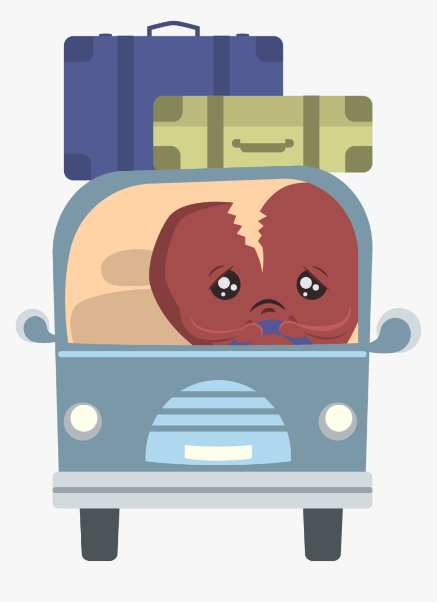 Viajando-pasos Para Sanar Un Corazón Roto - Cartoon, HD Png Download