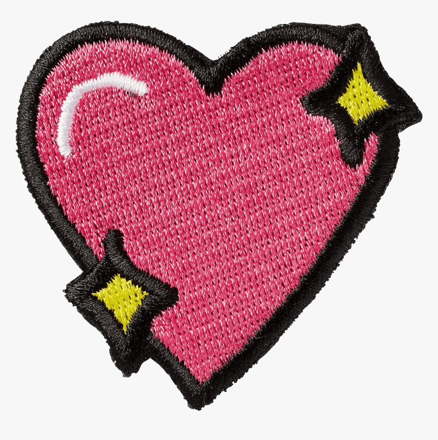 #heart #patch #niche #aesthetic #tumblr #love #moodboard - Heart Patch Png, Transparent Png