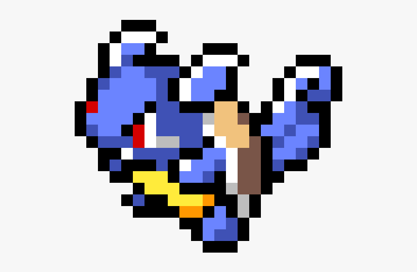 Pixel Art Pokemon Wartortle, HD Png Download
