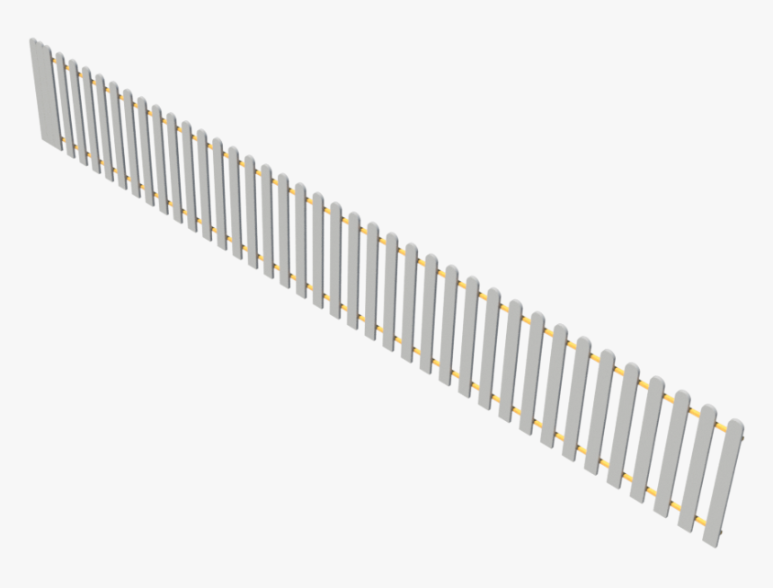 Baranda De 850mm Con Listones Verticales De Madera - Composite Material, HD Png Download