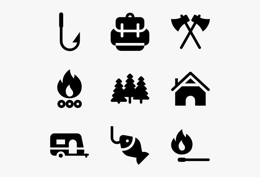 Camping - Summer Camp Icon Png, Transparent Png
