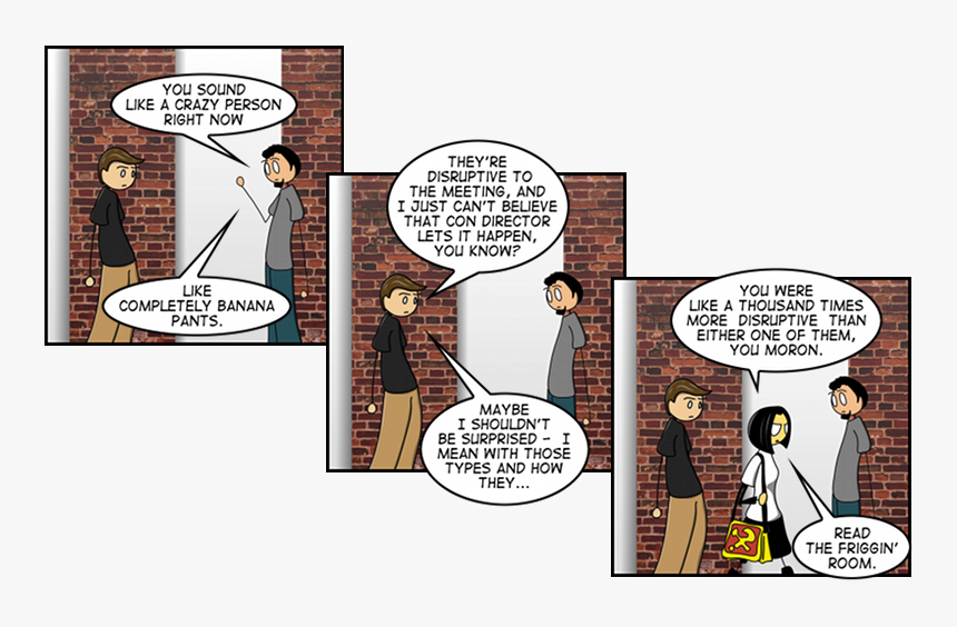 Crazy Town Banana Pants Is The Full Phrase - Comics About Human Nature, HD Png Download