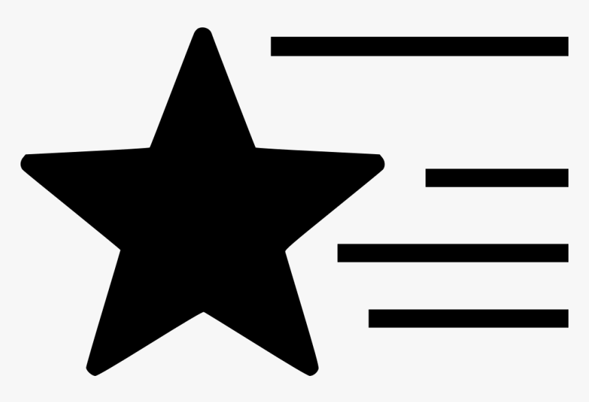 Shooting Star Fill - Clip Art 5 Point Sheriff Badge, HD Png Download