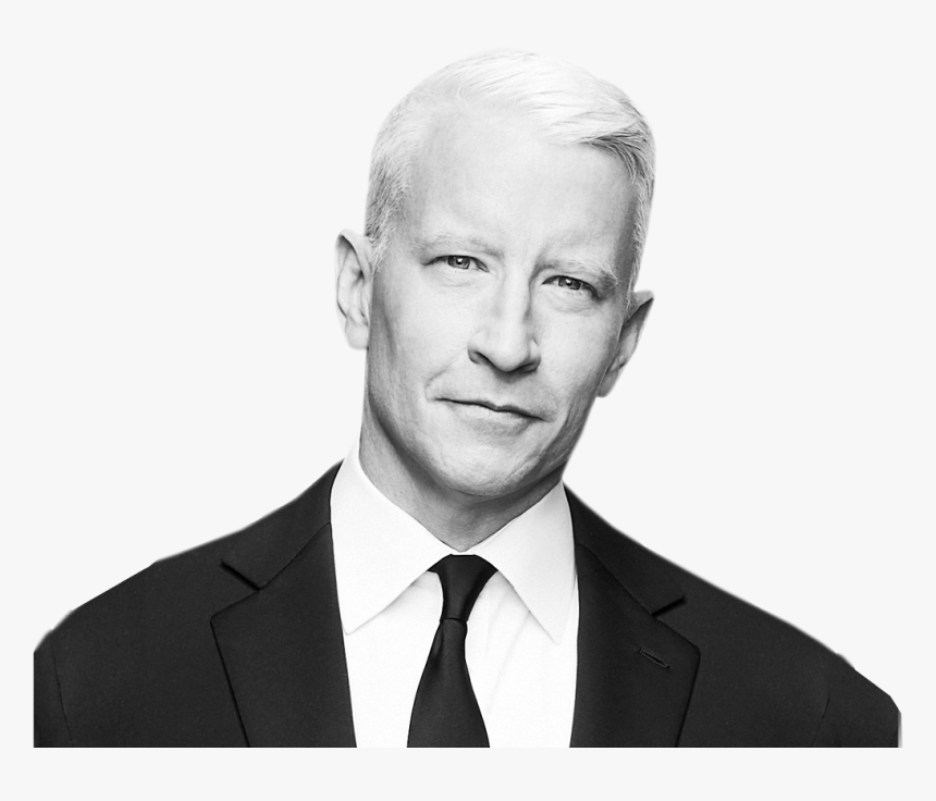 Anderson Cooper - Anderson Cooper Black And White, HD Png Download