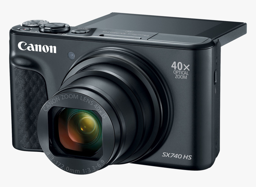 Camera Png Image Download - Canon Powershot Sx740, Transparent Png