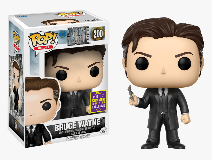 Bruce Wayne Pop Vinyl Figure 2017 Summer Convention - Bruce Wayne Funko Pop, HD Png Download