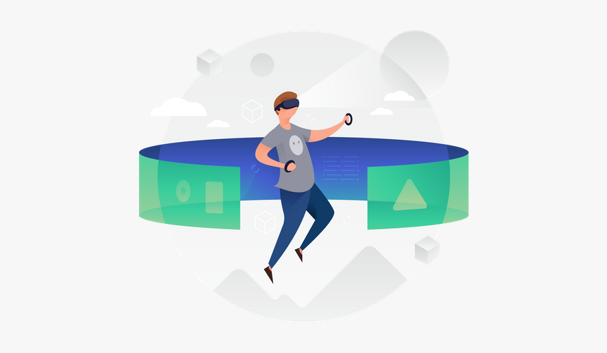 Vr Illustrations, HD Png Download